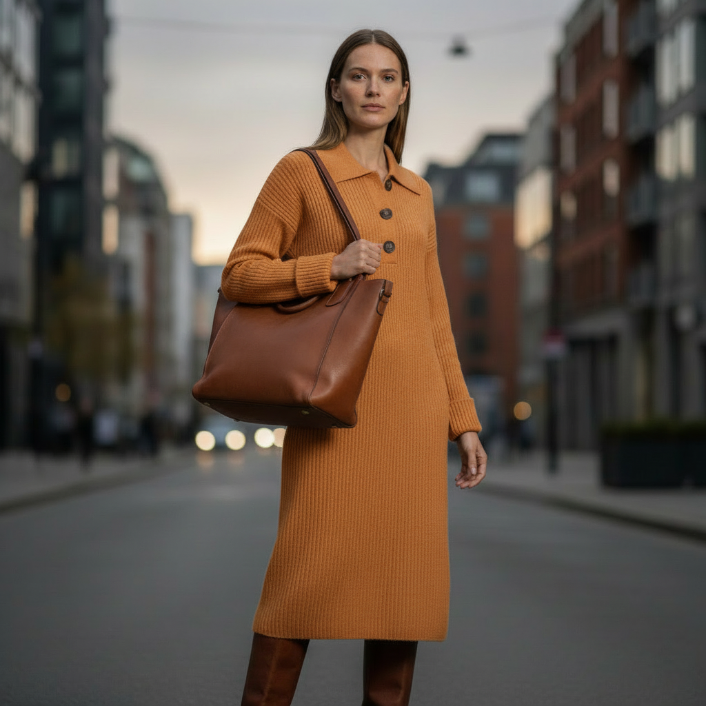 Damaris – Vestido con Cuello Polo