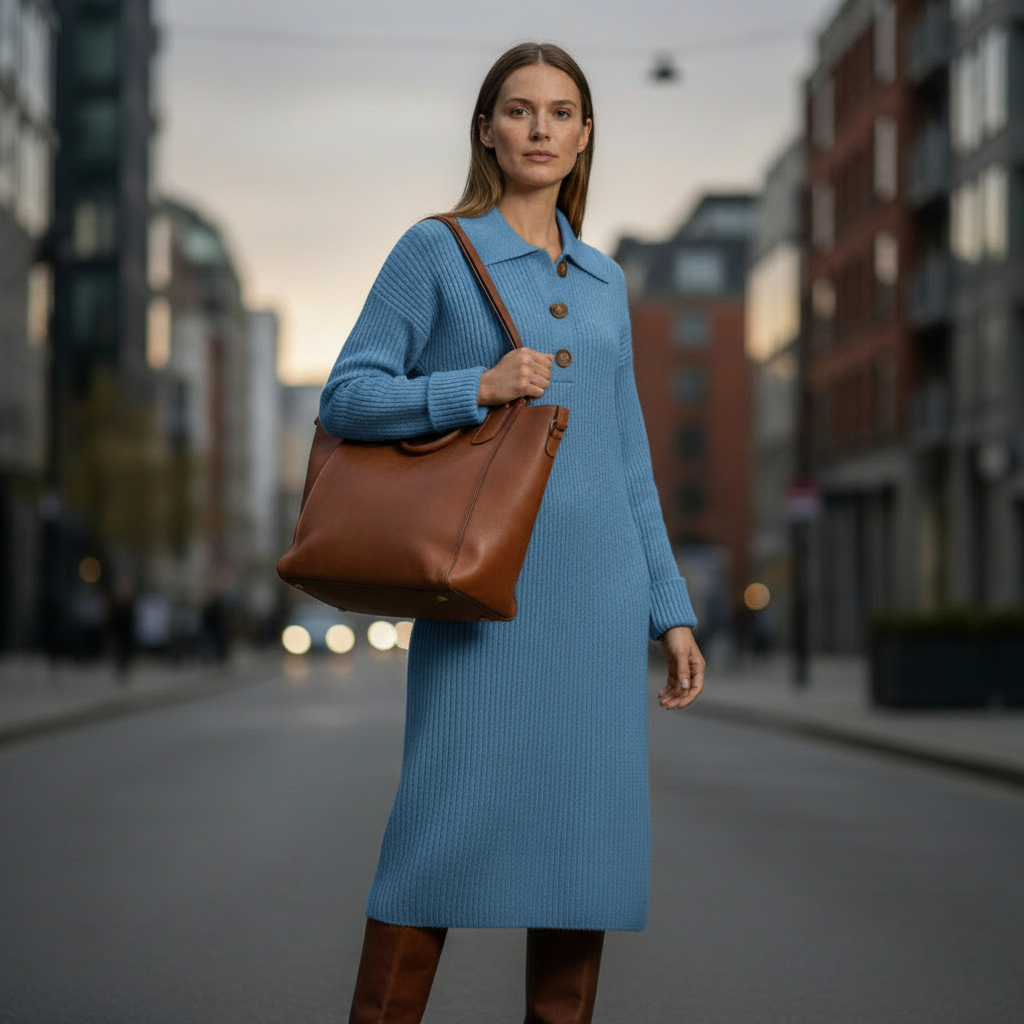 Damaris – Vestido con Cuello Polo