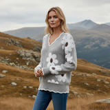 Paula – Suéter con Estampado de Flores