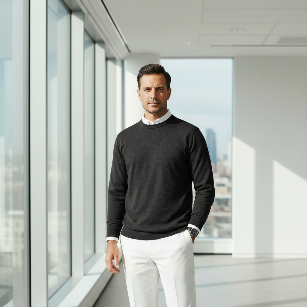 Casper – Suéter con Cuello Redondo