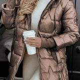 Nora - Abrigo Elegante de Invierno con Capucha y Acolchado