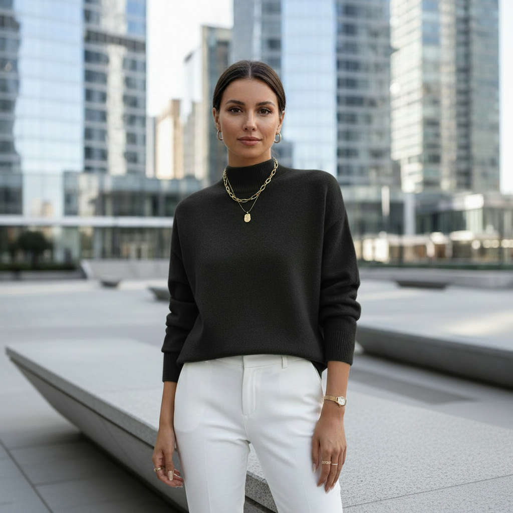 Ivone – Suéter con Cuello Alto